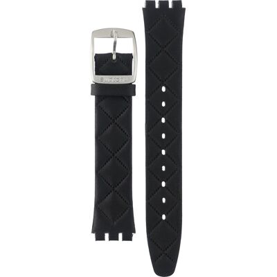 Swatch Irony - Skin - SYX ASYXS136 SYXS136 Black Quilted band Swatch Irony - Skin - SYX ASYXS136 SYXS136 Black Quilted band