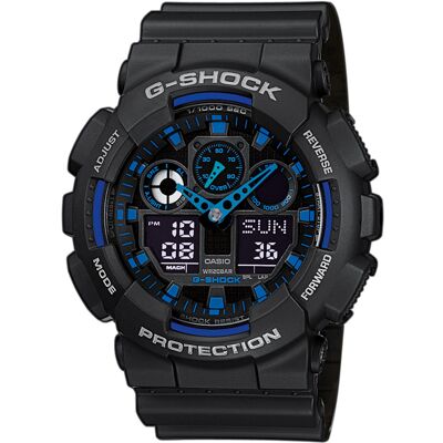 Casio horloges Casio G-Shock GA-100-1A2ER - Classic horloge Casio horloges Casio G-Shock GA-100-1A2ER - Classic horloge