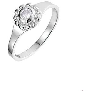 Quickjewels Huiscollectie Zilver ring zirkonia zilver wit 1014830 Quickjewels Huiscollectie Zilver ring zirkonia zilver wit 1014830