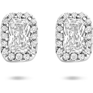 Quickjewels Huiscollectie Zilver Zilver Gerhodineerde oorknoppen zirkonia 7 mm 1341122 Quickjewels Huiscollectie Zilver Zilver Gerhodineerde oorknoppen zirkonia 7 mm 1341122