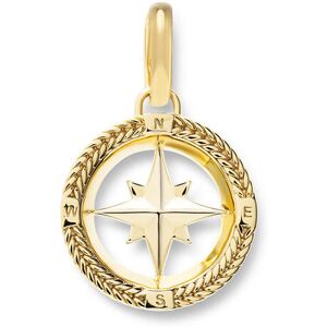 BUDDHA TO BUDDHA hanger - 059GV one - Pendant Barbara Mini Compass Gold Vermeil BUDDHA TO BUDDHA hanger - 059GV one - Pendant Barbara Mini Compass Gold Vermeil