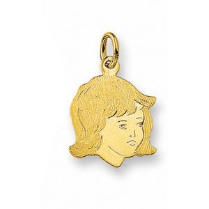Quickjewels Huiscollectie Goud hanger meisje poli/mat 15 x 12 mm 14K geelgoud 4005823 Quickjewels Huiscollectie Goud hanger meisje poli/mat 15 x 12 mm 14K geelgoud 4005823