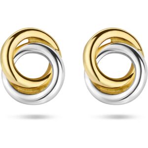 Quickjewels Huiscollectie Goud oorknoppen rondjes bicolor gestift 14K geelgoud 4025894 Quickjewels Huiscollectie Goud oorknoppen rondjes bicolor gestift 14K geelgoud 4025894