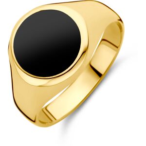 Quickjewels Huiscollectie Goud 14K geelgoud ring onyx 4033480 17.25 Quickjewels Huiscollectie Goud 14K geelgoud ring onyx 4033480 17.25