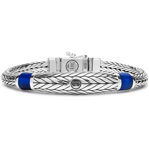 BUDDHA TO BUDDHA J152 - Ellen XS Stone Silver Tigereye Navy - Armband-lengte 18 cm BUDDHA TO BUDDHA J152 - Ellen XS Stone Silver Tigereye Navy - Armband-lengte 18 cm