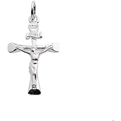 Quickjewels Huiscollectie Zilver hanger kruis en corpus zilver wit 1005394 Quickjewels Huiscollectie Zilver hanger kruis en corpus zilver wit 1005394
