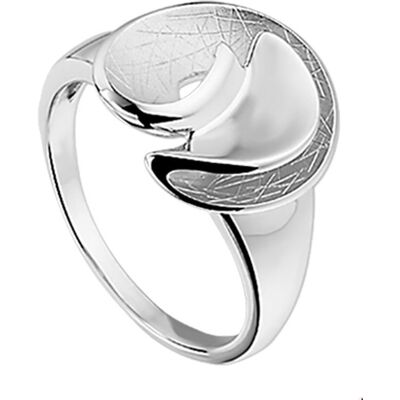 Quickjewels Huiscollectie Zilver ring gescratcht zilver gerhodineerd 1319459 Quickjewels Huiscollectie Zilver ring gescratcht zilver gerhodineerd 1319459
