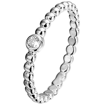 Quickjewels Huiscollectie Zilver aanschuifring zirkonia zilver gerhodineerd 1332474 Quickjewels Huiscollectie Zilver aanschuifring zirkonia zilver gerhodineerd 1332474