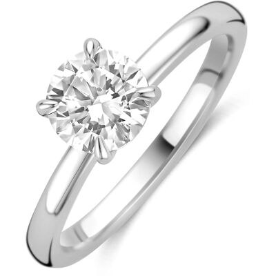 Quickjewels Huiscollectie Zilver Zilver Gerhodineerde ring zirkonia 1341397 16.50 Quickjewels Huiscollectie Zilver Zilver Gerhodineerde ring zirkonia 1341397 16.50