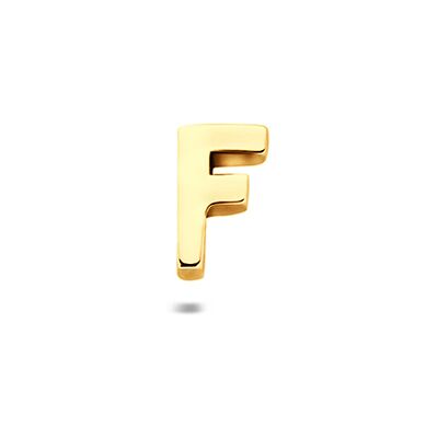 Quickjewels Huiscollectie Zilver zilver verguld (geel) flat back piercing letter 6 mm 1 micron 2104283 Quickjewels Huiscollectie Zilver zilver verguld (geel) flat back piercing letter 6 mm 1 micron 2104283