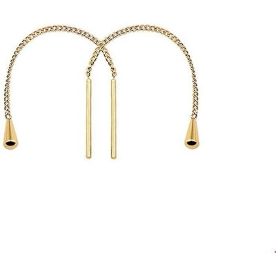 Quickjewels Huiscollectie Goud doortrekoorbellen 14K geelgoud 4007646 Quickjewels Huiscollectie Goud doortrekoorbellen 14K geelgoud 4007646