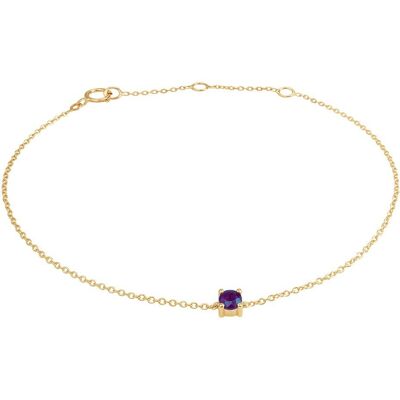 Quickjewels Huiscollectie Goud armband saffier 15,5 - 17 - 18,5 cm 14K geelgoud 4022808 Quickjewels Huiscollectie Goud armband saffier 15,5 - 17 - 18,5 cm 14K geelgoud 4022808