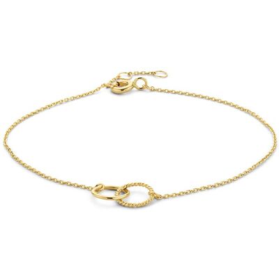 Quickjewels Huiscollectie Goud armband rond 16,5 - 17,5 - 18,5 cm 14K geelgoud 4023829 Quickjewels Huiscollectie Goud armband rond 16,5 - 17,5 - 18,5 cm 14K geelgoud 4023829