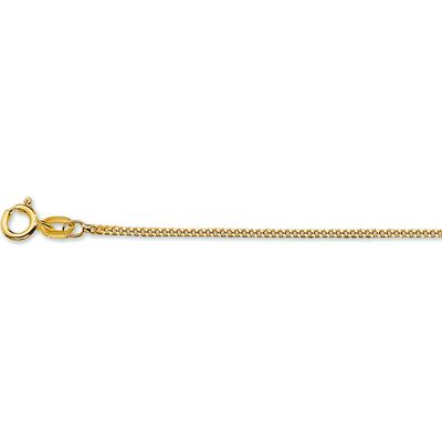 Quickjewels Huiscollectie Goud armband gourmette 4-zijdes geslepen 1,2 mm 14K geelgoud 4027891 Quickjewels Huiscollectie Goud armband gourmette 4-zijdes geslepen 1,2 mm 14K geelgoud 4027891