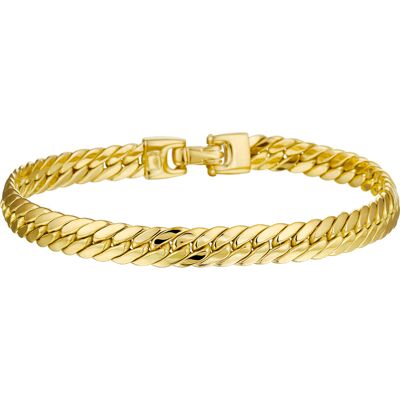 Quickjewels Huiscollectie Goud 14K geelgoud armband gourmette 6,5 mm 17 cm 4034655 Quickjewels Huiscollectie Goud 14K geelgoud armband gourmette 6,5 mm 17 cm 4034655