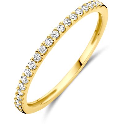 Quickjewels Huiscollectie Goud 14K geelgoud ring lab grown diamant 0.15ct h si 4035093 16.50 Quickjewels Huiscollectie Goud 14K geelgoud ring lab grown diamant 0.15ct h si 4035093 16.50