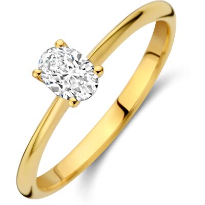 Quickjewels Huiscollectie Goud 14K geelgoud ring lab grown diamant 0.30ct f vs 4035262 17.75 Quickjewels Huiscollectie Goud 14K geelgoud ring lab grown diamant 0.30ct f vs 4035262 17.75