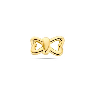 Quickjewels Huiscollectie Goud 14K geelgoud flat back piercing strik 3 mm 4035640 Quickjewels Huiscollectie Goud 14K geelgoud flat back piercing strik 3 mm 4035640