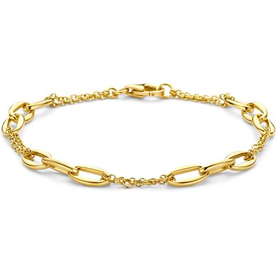 Quickjewels Huiscollectie Goud 14K geelgoud armband 6 mm 19 cm 4035674 Quickjewels Huiscollectie Goud 14K geelgoud armband 6 mm 19 cm 4035674