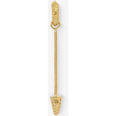 BUDDHA TO BUDDHA 416GV One - Ben Earhoop Silver - Gold Plating - Single Piece - Oorbel BUDDHA TO BUDDHA 416GV One - Ben Earhoop Silver - Gold Plating - Single Piece - Oorbel