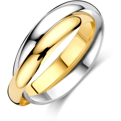 Quickjewels Huiscollectie Goud 14K bicolor goud geel/wit ring 4209147 16.50 Quickjewels Huiscollectie Goud 14K bicolor goud geel/wit ring 4209147 16.50