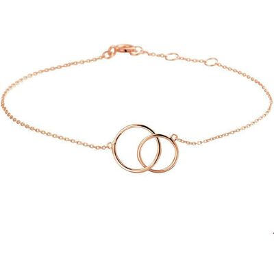 Quickjewels Huiscollectie Goud armband rondjes 16,5 - 18,5 cm 14K roségoud 4400728 Quickjewels Huiscollectie Goud armband rondjes 16,5 - 18,5 cm 14K roségoud 4400728