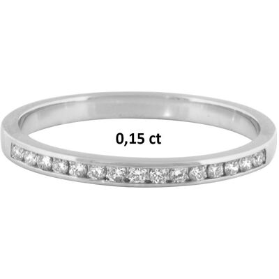 Quickjewels Huiscollectie Goud Witgoud Palladium Ring diamant 0.15ct H SI 4600082 16.00 mm (50) Quickjewels Huiscollectie Goud Witgoud Palladium Ring diamant 0.15ct H SI 4600082 16.00 mm (50)