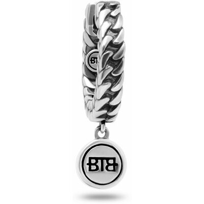 BUDDHA TO BUDDHA 415 One - Esther Earhoop Silver Single Piece - Oorbel BUDDHA TO BUDDHA 415 One - Esther Earhoop Silver Single Piece - Oorbel
