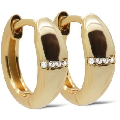 Karma H525GP - Hoops Zirconia Horizon - Oorbellen Karma H525GP - Hoops Zirconia Horizon - Oorbellen