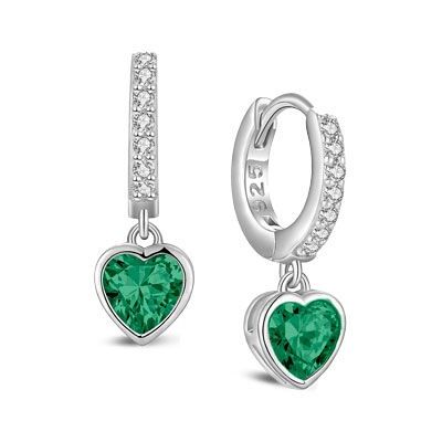 MY iMenso 1201340 - Oorbellen - Heart Green MY iMenso 1201340 - Oorbellen - Heart Green