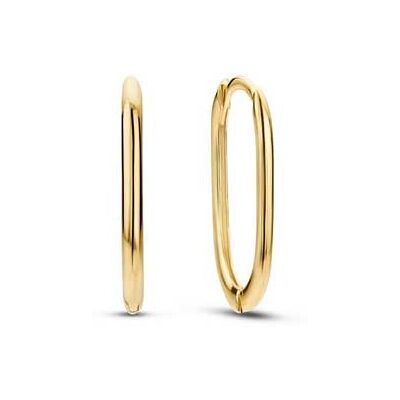Jackie Gold JKE22.255 - Grand Place Oval Hoops S - Oorbellen Jackie Gold JKE22.255 - Grand Place Oval Hoops S - Oorbellen
