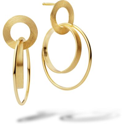 Casa Jewelry Casa TG.5701.00 - Pollie - Goudkleur - Oorbellen Casa Jewelry Casa TG.5701.00 - Pollie - Goudkleur - Oorbellen