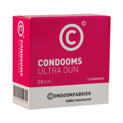 Condoomfabriek Ultra Dun Feeling Condooms - 5 stuks