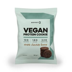 Body & Fit Vegan Protein Cookies - Body & Fit - *nieuw* Dubbele Chocolade - 50 Gram (1 Koeken)