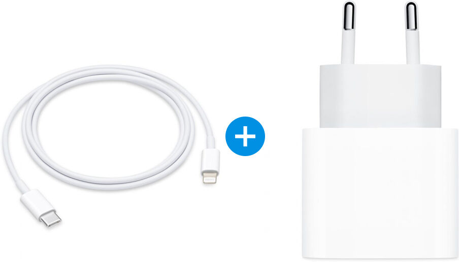 Apple Lightning naar USB-C Kabel - 2 Meter + Apple USB-C Adapter 18W