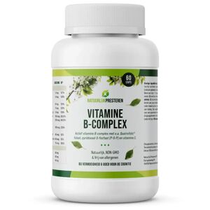 Natuurlijk Presteren Vitamine B-complex - Quatrefolic® folaat (5-MTHF) - actief B6 en B12 - halfvitaminen - vegan - 60 caps