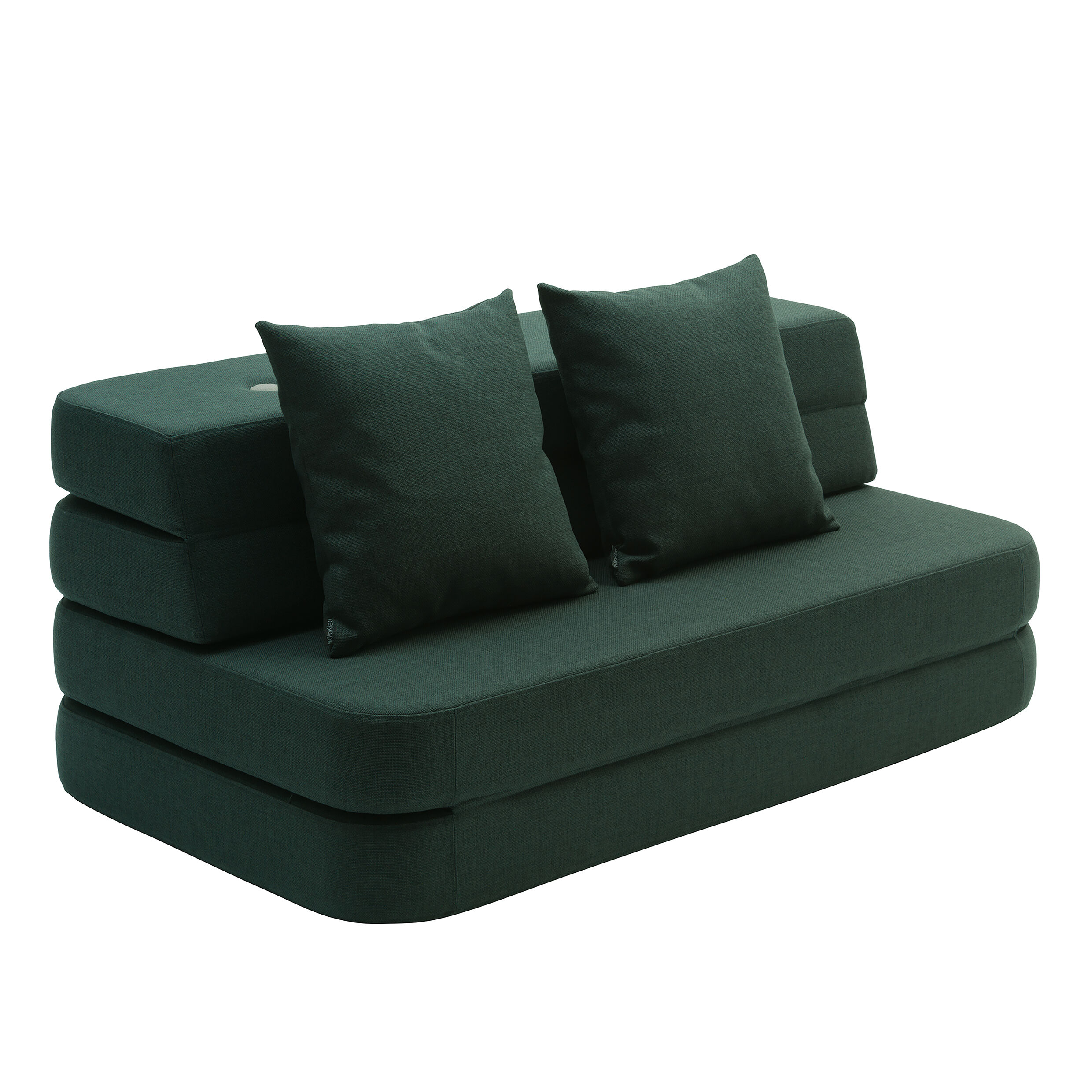 by KlipKlap opvouwbare bank - KK 3 Fold Sofa XL soft groen