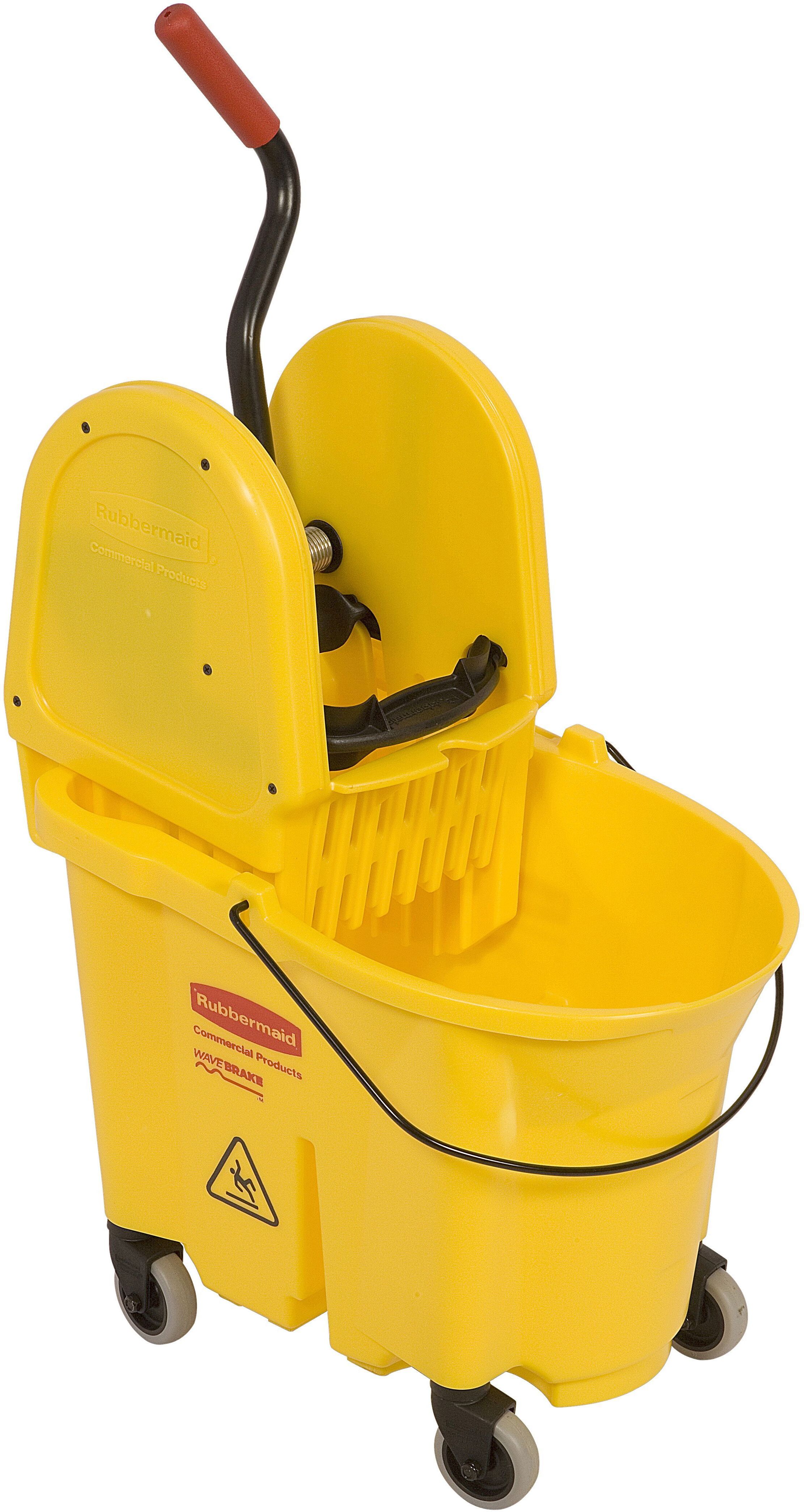 Rubbermaid WaveBrake neerwaartse combopers, Rubbermaid, model: VB 007577, geel