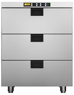 Nordcap Koelwerkbank Nordcap 3 lades (2x 1/1 gn & 1x 60x40), 80(B) X 104(H) X 70(D), 230V/900W