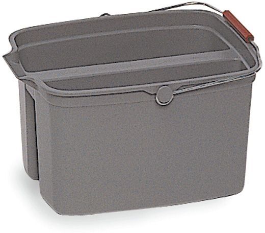 Rubbermaid Dubbele emmer, Rubbermaid, model: VB 002628, grijs