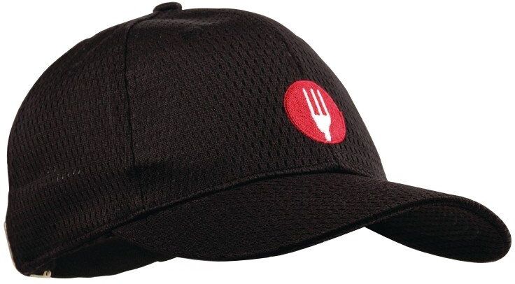 Chef Works Cool Vent baseball cap zwart