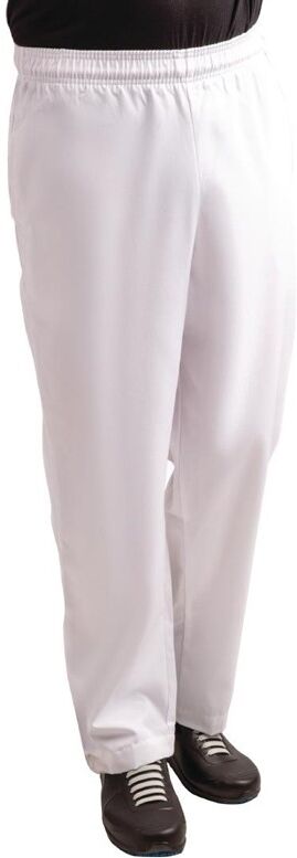 Whites Chefs Clothing Whites Easyfit Teflon unisex koksbroek wit XS