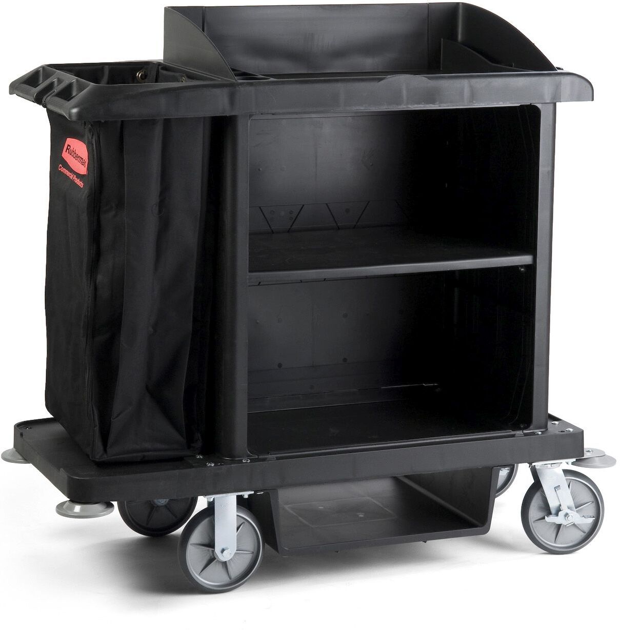 Rubbermaid Hotelwagen middelgroot, Rubbermaid, model: VB 006190, zwart