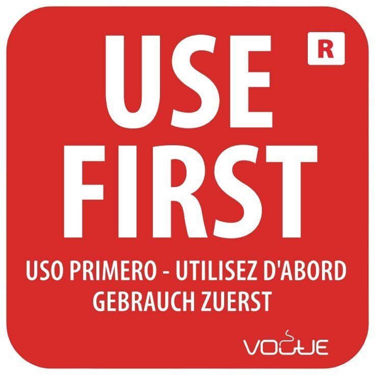 Vogue Voedseletiketten Vogue, 'Use First', 1000 stuks