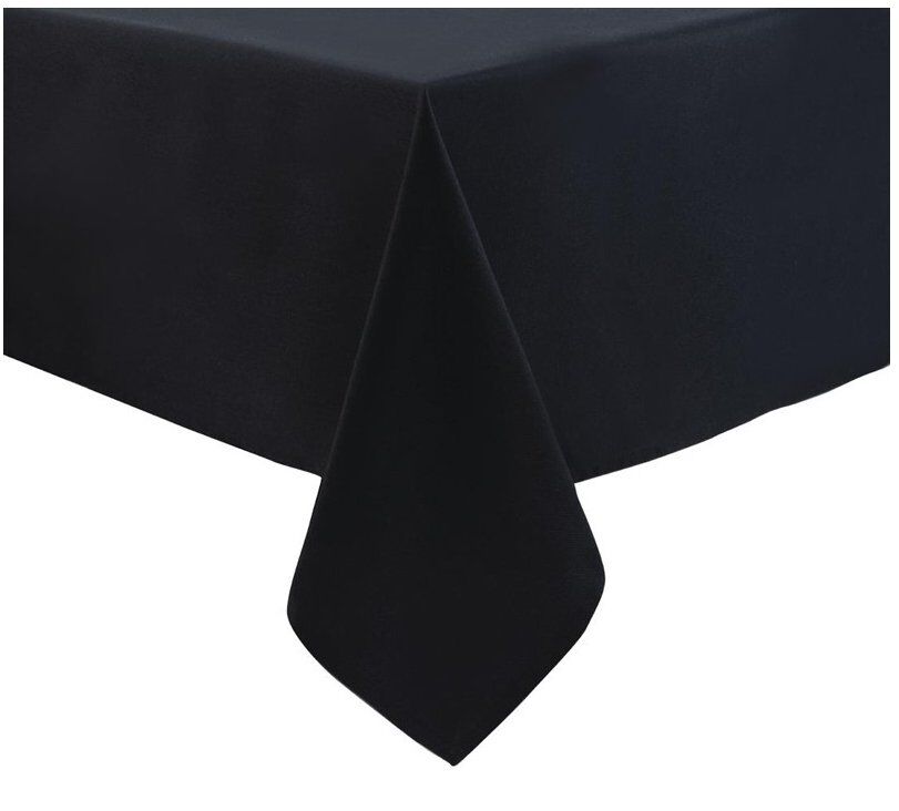 Mitre Luxury Mitre Essentials Ocassions tafelkleed zwart 135 x 135cm