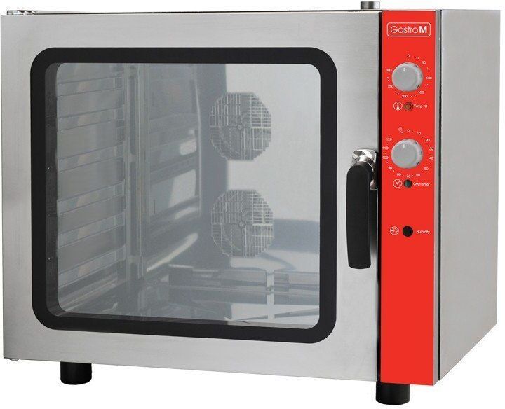 Gastro M Heteluchtoven Gastro M, vochtinjectie, 6x 600x400mm, 83(b)x71(h)x71(d), 400V/7700W