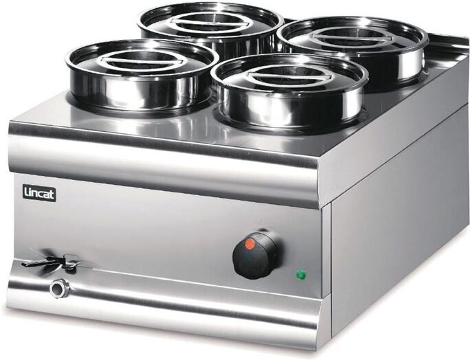 Lincat Silverlink 600 bain marie BS4W 4 x 4,5L, 32,5(h) x 45(b) x 60(d)cm, 230V