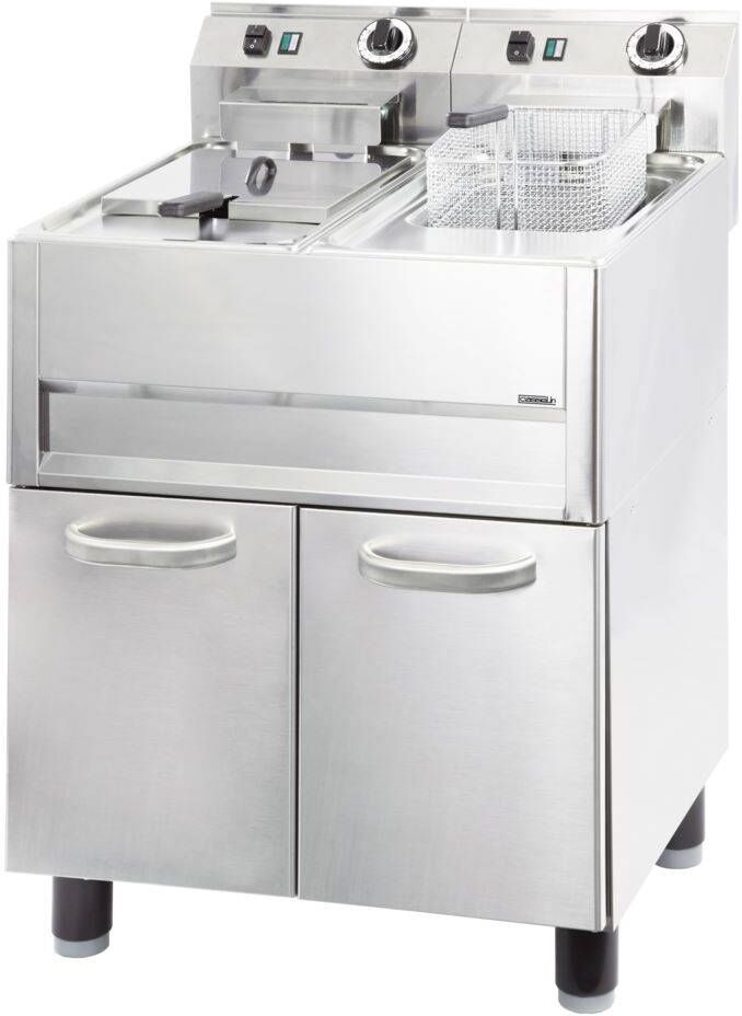 Casselin Friteuse Casselin, elektrisch,  2x13L, 66(b)x92(h)x60(d), 400V/2x9.9kW