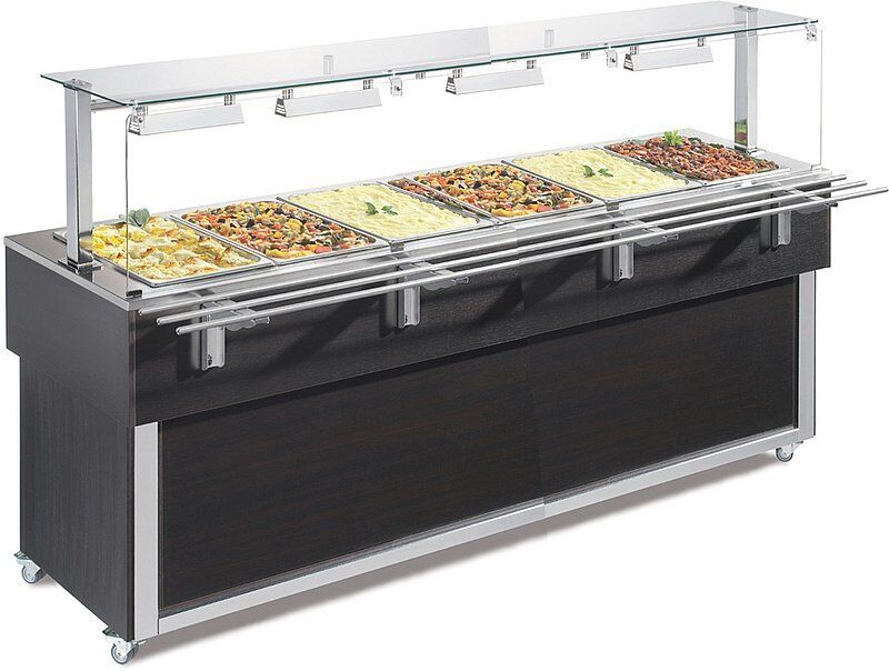 Nordcap Buffet eiland Nordcap, Bain marie, 214(B) X 133(H) X 65(D), 400V/3x 1000W