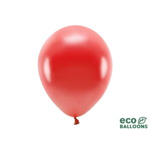 Metallic Ballonnen Rood Premium Organic (100st)
